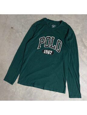 Polo Ralph Lauren 1967 Long Sleeve Tee Mens M Green